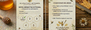 Bonos de Apiterapia y Acupuntura